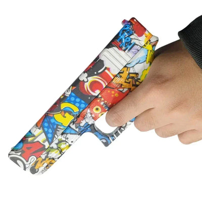 Large-Size "Glock Graffiti" Toy Gun - Toys Heaven
