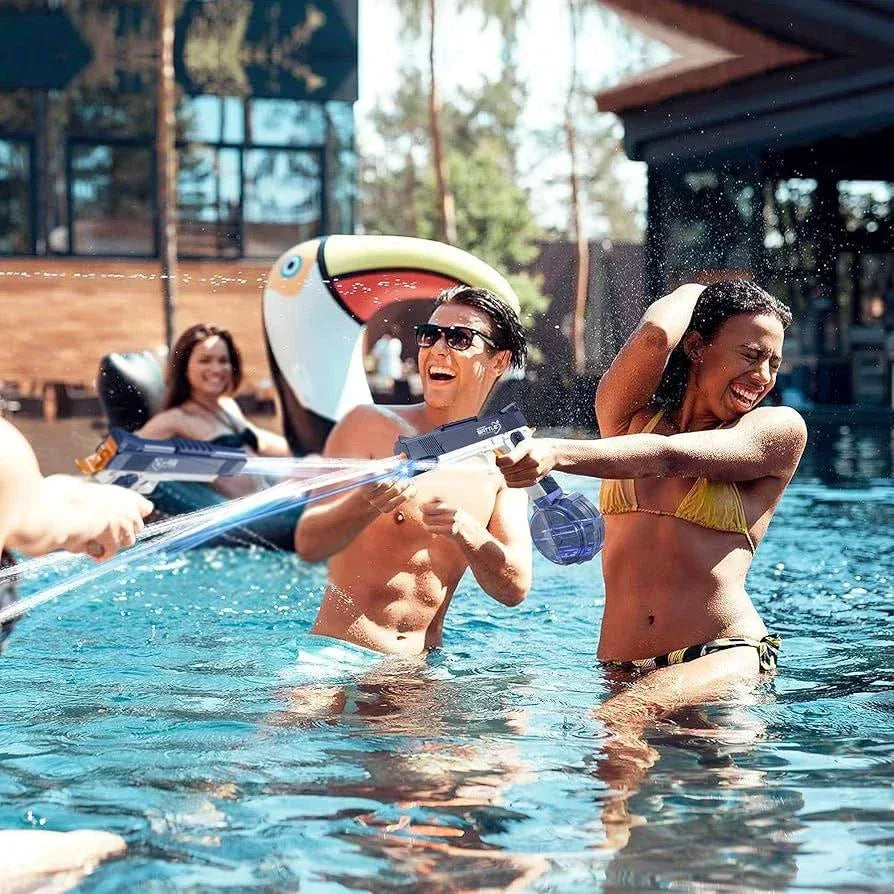 Water Battle - Electric Water Guns with Water Drum - Toys Heaven