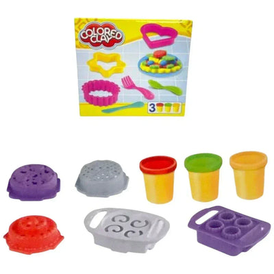 Kids Colored Clay Set - Toys Heaven